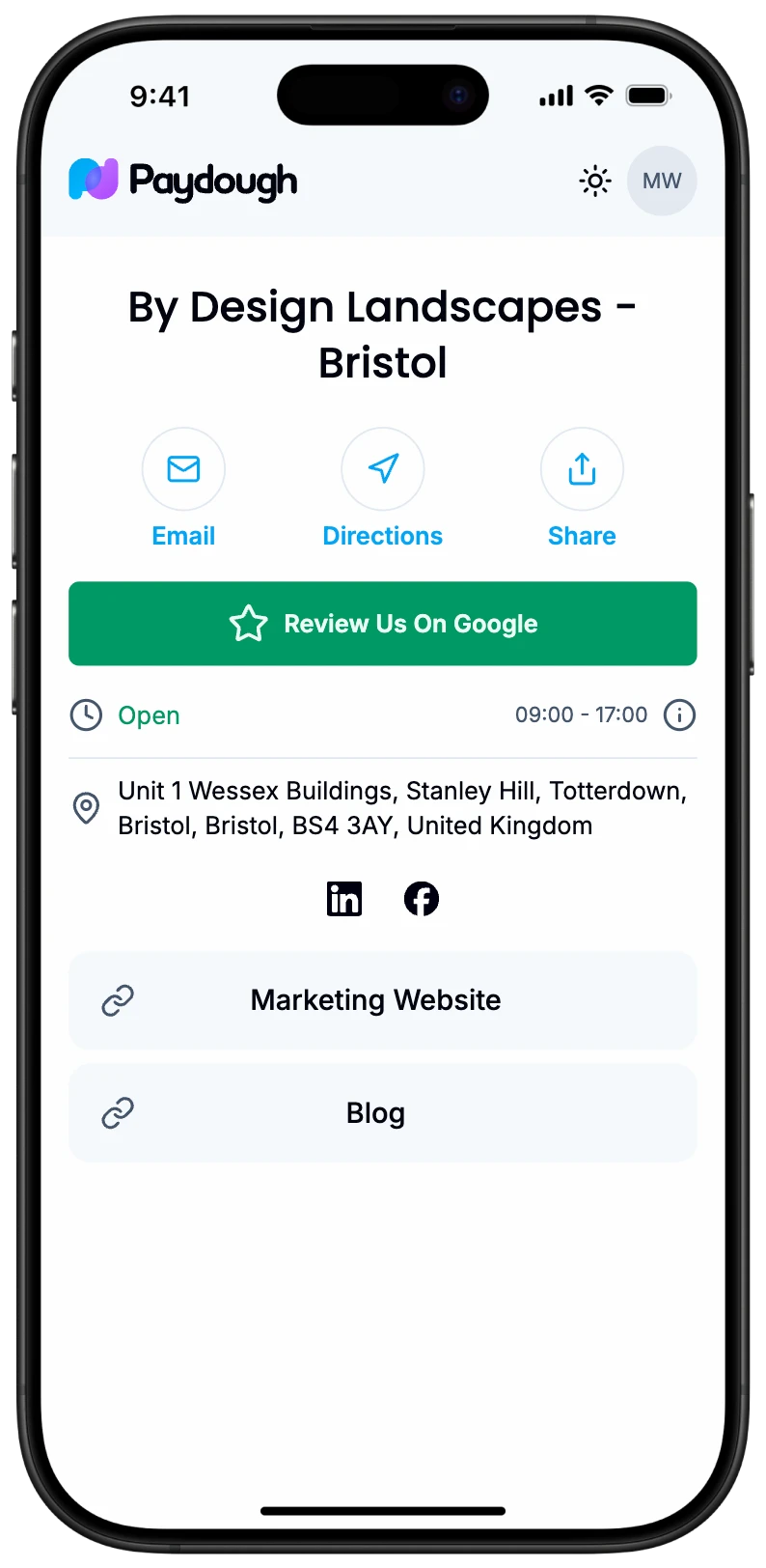 Landing Page