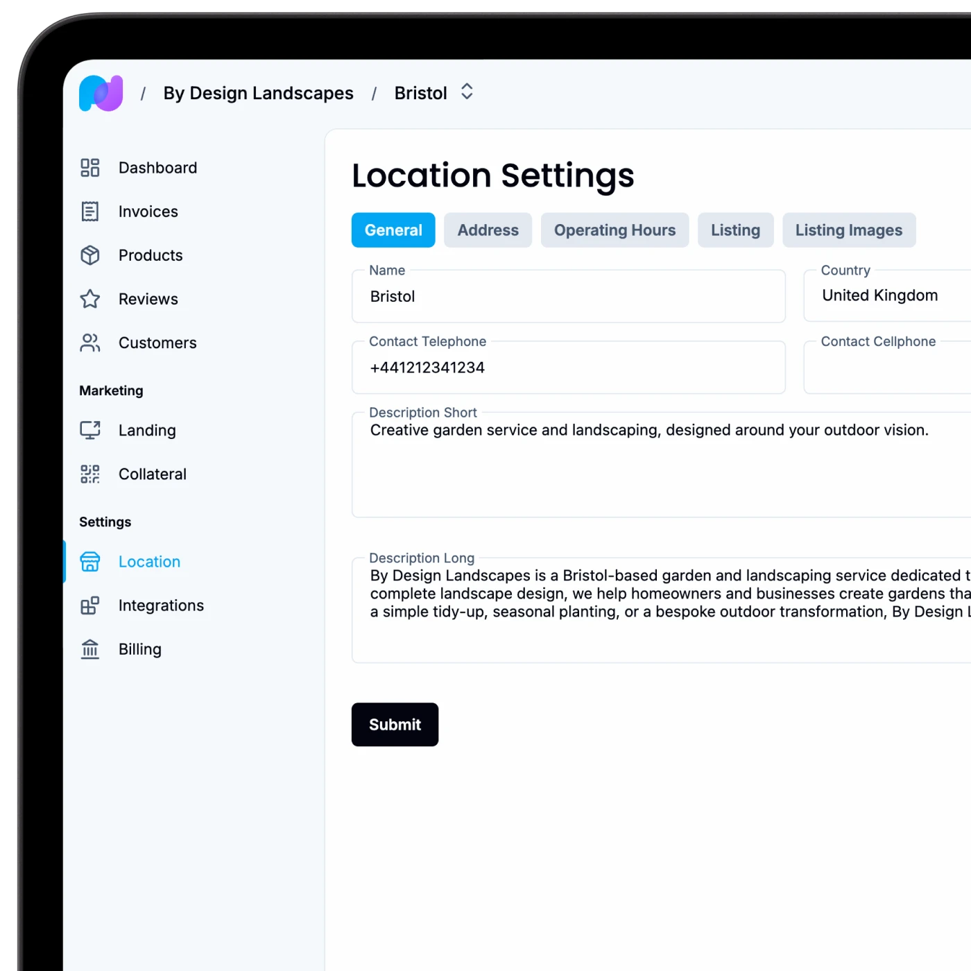 Location Settings
